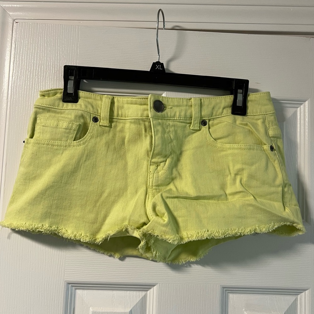 Victoria Secret Women's Yellow Denim Shorts